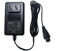 eeTao 3-Prong 42V AC/DC Adapter Charger Compatible with Hyper GOGO EL-ES13 6.5" Lamborghini EL-ES11 6.5" EL-ES05 8.5" TwoDots 36V 2.0Ah Lithium-Ion Battery 42VDC 1A Power Supply Cord Cable Charger PSU
