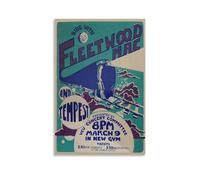 Eetreay Fleetwood Poster Mac Music Rock Art Band Vintage Music Posters for Room Aesthetic Canvas Wall Art Bedroom Decor16x24inch(40x60cm)