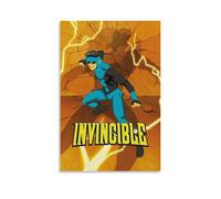 Eetreay Invincible Poster Comic Tv Series Vintage Music Posters for Room Aesthetic Canvas Wall Art Bedroom Decor12x18inch(30x45cm)