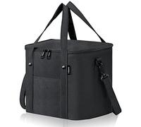 EETU Insulated Cooler Bag, Portable Thermal Bag, 13L Large Capacity Picnic Bag Leak-Proof Waterproof Suit for Adult Kids Work and Travel (Black)