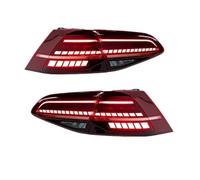 EEUNKT Car Back Lamps Compatible With Golf 7 2013-2017 .5 2018-2021 LED Auto Taillight Assembly Upgrade High Configure Style Accessories(Red For 18-21 User)