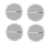 Eeuye 2X 2X 60W Waterproof Ceiling Speaker Syatems 3D Stereo Flush Mount Home Theater Amplifier In-Wall/Boat/Car/Marine
