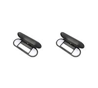 Eeuye 2X Car Roof Sunvisor Sun Visor Makeup Mirror Glass Cover Light Lamp Cap Lid for- Mini F54 F55 F56 F60 2015-2020 Black