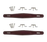 Eeuye 2X Pure Vintage Amplifier Handle - Brown, Stitched Leather