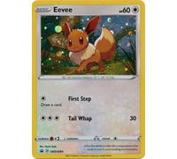 Eevee SWSH095 Holo Pokemon Promo Card (SWSH Promo Series) + 1x TitanCards® Toploader