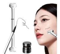 Eevhrqw Eyeliner Stamp,Lower Lash Stamp Set,Portable Eyelash Stamp Kit with Ink, Waterproof Sweatproof Lower Lash Stamp for Beginners, Reusable Makeup Tool for Lower Eyelash Stamp and Eye Liner