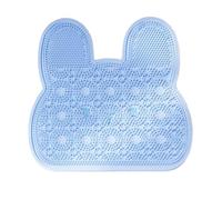 Eexfoliating Body Mat - Scrubbing Soft Bristle Tool, Silicone Wall Mounted Suction Cups Clean, Massaging Texture Board Strong Grip | Ideal Restroom Toilet Senior Living Facility Spa