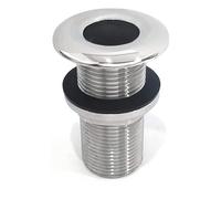 EEYAD 316 Stainless Steel Full Thread Boat Thru-Hull Fitting Drain (I.D. 3/4 inch)