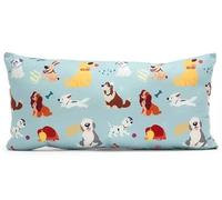 Eeyore Disney Store Dogs Aqua Long Cushion (59cm x 29cm x12cm) Lady, Max, Bolt, Dug