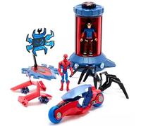 Eeyore Disney Store Marvel Toybox Spider-Man Crime Lab Playset & Disney Reusable Shopper (Design Chosen At Random)