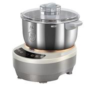 EEYZD Dough Maker with Ferment Function, Stainless Steel Professional Dough Mixer with Microcomputer Timing&Face-Up Touch Panel, Large Capacity,Grey,5L