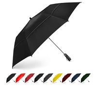 EEZ-Y Golf Umbrella - 58 Inch Windproof Rain Umbrellas w/Double Canopy - Compact, Portable & Break Resistant for Travel, Midnight, 58 Inch, Classic