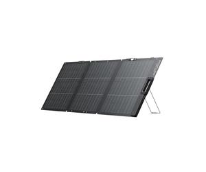 EF EcoFlow 160W Lightweight Portable Solar Panel, Bifacial Design Up to 25% Conversion Efficiency, N-Type Solar Cell, Kickstand, Built-in XT60 Cable, Integrated Solar Angle Guide, IP68 Waterproof
