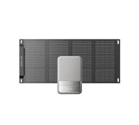 EF ECOFLOW 28W Portable Backpack Solar Panel With Integrated Solar Angle Guide, Foldable, 20W USB-C, 18W USB-A Fast Charging, IP68 Waterproof for Camping Hiking, with Rapid 5000 mAh Power Bank