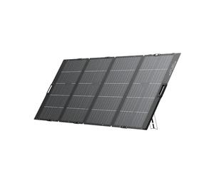 EF EcoFlow 400W Lightweight Portable Solar Panel,Bifacial Design | N-Type Solar Cell, Up to 25% Conversion Efficiency, Adjustable Kickstand, Built-In XT60 Cable, with Solar Angle Guide, IP68