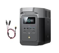 EF ECOFLOW DELTA 2 1024 Wh Portable Power Station with XT60i Cable, Solar Generator with LiFeP04, Expandable Capacity up to 3 kWh, Quick Charge from 0-80% in 50 min, Generator for Camping/Home