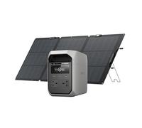 EF ECOFLOW DELTA 3 Classic Portable Power Station With 160W Solar Panel, 1024Wh LiFePO4 Battery, 1800W AC Output (3600W Surge), 100W USB-C, 1-Hour Fast Charging, Solar Generator for Camping, RV