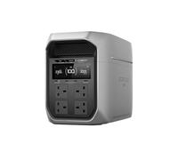 EF ECOFLOW DELTA 3 Max Plus Portable Power Station, 2048Wh, Expandable Capacity Up to 10kWh, LiFePO4, 3000W AC Output, 0-80% Fast Charge in 47 min, 10ms UPS Backup, Solar Generator for Home, Camping