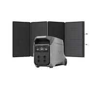 EF ECOFLOW DELTA Pro 3 Portable Power Station & 400W Solar Panel, 4096Wh LFP Battery, Expandable to 12kWh, 230V 4000W AC Output, Solar Generator for Home Use, Camping Accessories, Power Outages, RVs