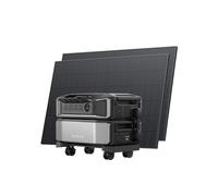 EF ECOFLOW DELTA Pro Ultra Portable Power Station with 400W Rigid Solar Panels × 2, LFP Battery Solution Expands to 30kWh, App Monitoring, Solar Generator for Home Use, Emergency & RVs