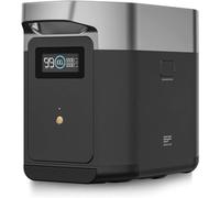 EF ECOFLOW EcoFlow DELTA 2 Extra Battery, 1kWh Added Capacity for Home Backup Power, Portable Battery to Power Multiple Heavy-Duty Devices, Black, DELTA2 EB
