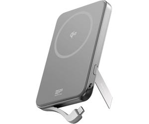 EF ECOFLOW Magnetic Power Bank 5000mAh, Wireless Portable Charger, 30W Fast Charging Battery Pack with USB-C Cable, Mag safe-Compatible For iPhone 16/15/14/13/12 Series (Silver)