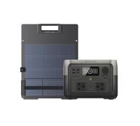 EF ECOFLOW Portable Power Station RIVER 2 MAX, 512Wh with 110W Solar Panel