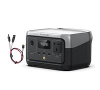 EF ECOFLOW RIVER 2 Portable Power Station, LiFeP04 Battery, 256Wh/1 Hour Fast Charge, 600W Max Output, Solar Generator for Outdoor Camping/Motorhomes with Solar Cable