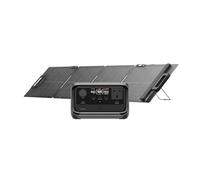 EF EcoFlow RIVER 3 Plus Portable Power Station, 286Wh with 110W Solar Panel | LFP Battery, 1200W Output, 16 Hr Runtime for <100W Devices, Expandable to 858Wh, <10 ms UPS, Solar Generator for Camping & RV