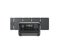 EF EcoFlow RIVER 3 Plus Portable Power Station, 286Wh with 45W Solar Panel | LFP Battery, 1200W Output, 16 Hr Runtime for <100W Devices, Expandable to 858Wh, <10 ms UPS, Solar Generator for Camping & RV