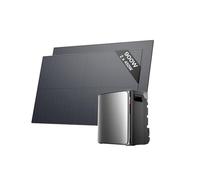 EF EcoFlow STREAM Ultra X 3.84 kWh Solar Battery with 2 x 400W Plug in Solar Panels Kit, 2300W Dual AC Ports, Built-in Inverter, LFP 6000 Cycles Battery, Intelligent AI Control