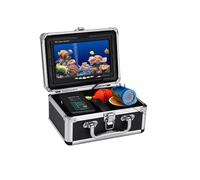 EF07PRO Fish Finder 7" Monitor For Winter Ice Fishing Support Video Record Up to 32GB Dual Lamps Camera Color Night Vision(With DVR x 30M Cable)