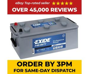 EF1453 EXIDE PROFESSIONAL POWER HDX BATTERY 12V 145Ah 900CCA 627
