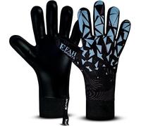 EFAH SPORTS Football Goalkeeper Gloves For Boys kids Children Youth Adult Professional Soccer Goalie Training Glove with Strong Grip Protection Palms (Grey, Size 3 suitable for 5 to 6 year old)