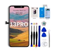 EFaith for iPhone 13 Pro LCD 6.1" Screen Replacement, 3D Touch Face ID TrueTone FHD Screen Digitizer with Repair Kits for A2638/ A2483/ A2636/ A2639/ A2640