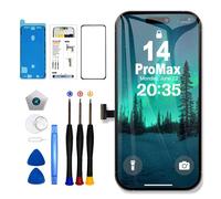 EFaith for iPhone 14 Pro Max Screen Replacement, LCD 6.7" 3D Touch Face ID TrueTone FHD Screen Digitizer with Repair Kits for A2894 A2651 A2893 A2895 A2896