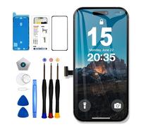 EFaith for iPhone 15 Screen Replacement, LCD 6.1" 3D Touch Face ID TrueTone FHD Screen Digitizer with Repair Kits for A2846 A3089 A3092 A3090