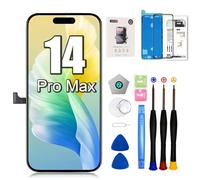 EFAITHFIX for iPhone 14 Pro Max Screen Replacement 6.7 Inch LCD 3D Touch Display Full HD Digitizer Frame Assembly (A2651,A2893,A2894,A2895,A2896) with Repair Tools Screen Protector Waterproof Adhesive