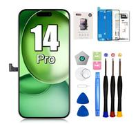 EFAITHFIX for iPhone 14 Pro Screen Replacement 6.1 Inch LCD 3D Touch Display Full HD Digitizer Frame Assembly (A2650, A2889, A2890, A2892) with Repair Tools kit Screen Protector Waterproof Adhesive