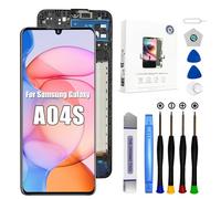 EFAITHFIX for Samsung Galaxy A04S A047 Screen Replacement with Frame 6.5 Inch LCD Display Digitizer for Samsung A047U A047A A047W A047F/DS Screen Replacement Touch Screen Assembly with Repair Tools