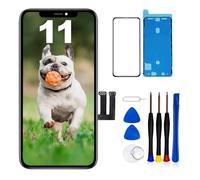 EFAITHLIFE for iPhone 11 Screen Replacement Frame Assembly LCD Display and 3D Touch Screen Digitizer with Repair Tools Kit with Waterproof Adhesive Tempered Glass (For iPhone 11)