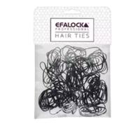 Efalock Rasta Hair Bands Small 100 Pieces Black