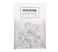Efalock Rasta Hair Bands Small 100 Pieces Transparent