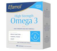 Efamol High Strength Omega 3 | 60 Fish Oil Capsules | Heart Health Supplements | Omega 3 Capsules High Strength Pregnancy Supplements | DHA for Brain Health