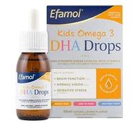 Efamol Kids Omega 3 DHA Drops | Omega 3 for Kids | Brain Supplement to Support Normal Brain Function | DHA Omega 3 Kids | Lemon Flavour Sugar Free Omega 3 Liquid | Tasteless Fish Oil Kids | 6 Months+
