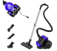 EFAN Cylinder Vacuum Cleaner with HEPA Filter for Hardfloor, Carpet & Car, Compact & Lightweight, 1000W Pet Powerful Cylinder Vacuum Cleaner, 1.5L Dust Capacity, Blue