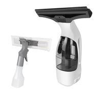 EFAN Window Vac Cleaner Kit, Upgraded Cordless Window Vacuum with 28cm Nozzles, Electric Window Cleaner with 150ml Water Tank & 300ml Spray Bottle, Battery Running Time: 50 min