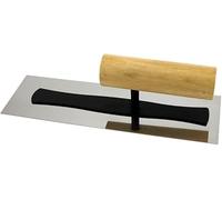 EFARMA Putty Knife,Wallpaper Scraper,Paint Scraper,Anti-Rust Stainless Steel Notch Tile Trowel with Wooden Handle Stainless Steel Tile Caulking Trowel