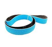 EFARMA Sanding Belts,Finger Sander,10pcs 2100x50mm Sanding Belts 83"x 2" Blue Zirconium Corundum Abrasive Belts for Metal Sanding Screen Grit 40#, 60#, 120# (Size : 80#) (Size : 60#) (Size : 80#)