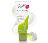 efasit Foot Cream with Sponge Attachment, Foot Cream for Dry Feet with Applicator, Application Without Sticky Hands Thanks to Cream Sponge, Absorbs Quickly, Urea Foot Cream as Ideal Foot Care, 75 ml
